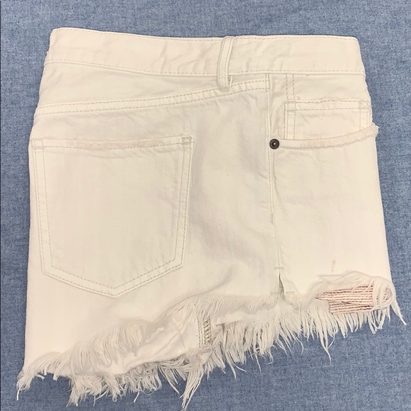 Free People Pants - Free People Size 29 denim shorts. Off white color